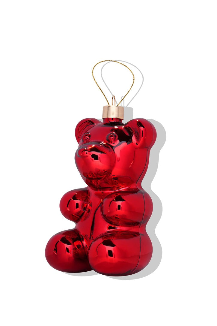 CRYSTAL HAZE CRYSTAL HAZE Nostalgia Bear Ornament BLUSHING RED