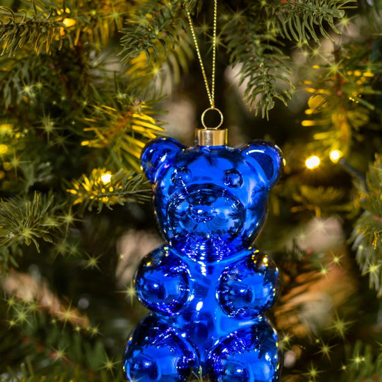 CRYSTAL HAZE CRYSTAL HAZE Nostalgia Bear Ornament MIDNIGHT BLUE