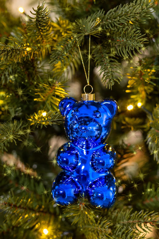 CRYSTAL HAZE CRYSTAL HAZE Nostalgia Bear Ornament MIDNIGHT BLUE