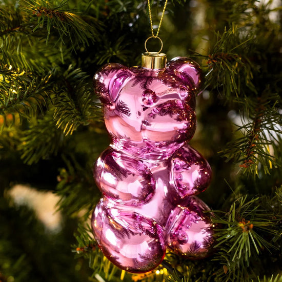 CRYSTAL HAZE CRYSTAL HAZE Nostalgia Bear Ornament ROSY
