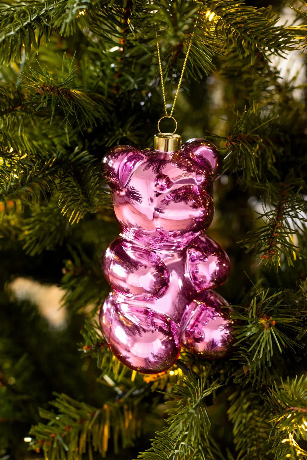 CRYSTAL HAZE CRYSTAL HAZE Nostalgia Bear Ornament ROSY