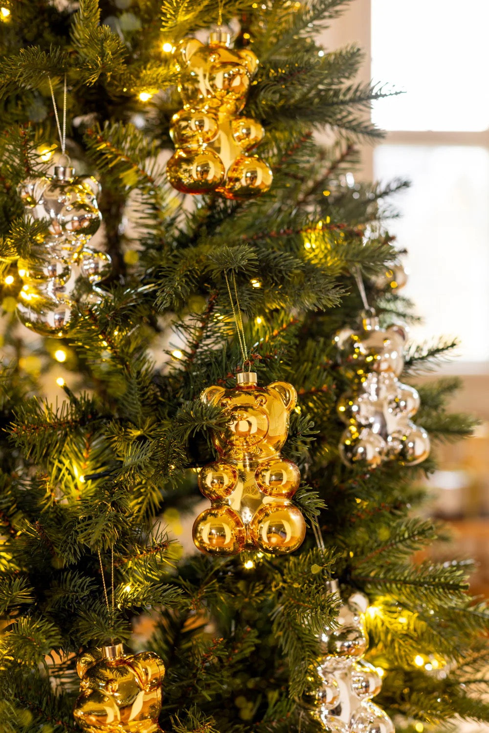 CRYSTAL HAZE CRYSTAL HAZE Nostalgia Bear Ornament SHIMMERING LIGHTS