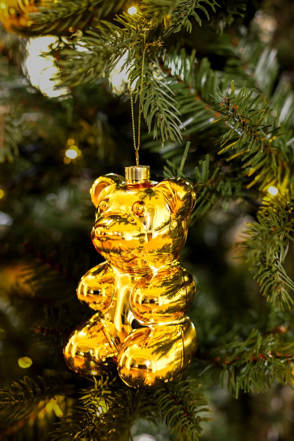 CRYSTAL HAZE CRYSTAL HAZE Nostalgia Bear Ornament SHIMMERING LIGHTS