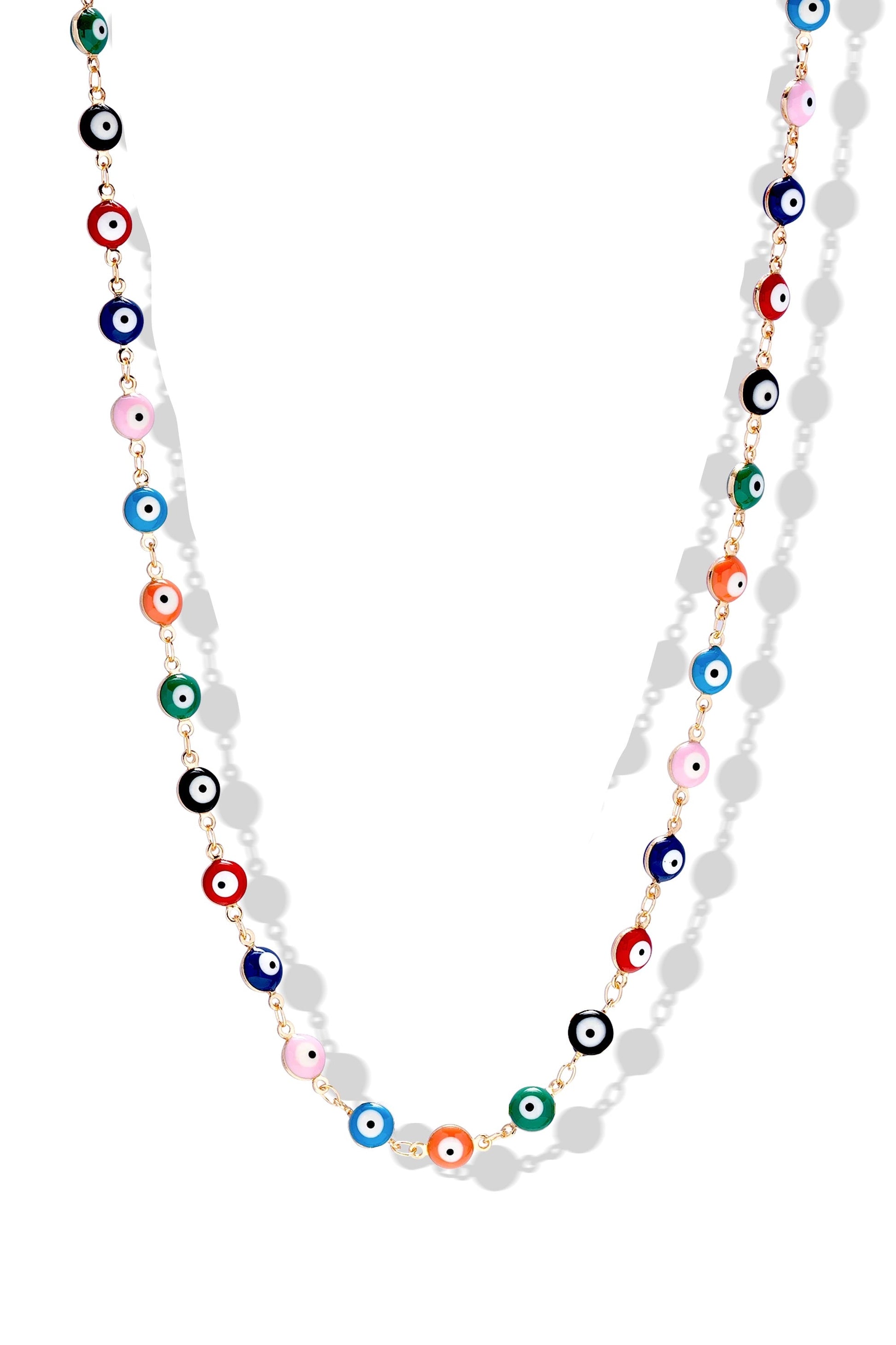 CRYSTAL HAZE CRYSTAL HAZE Evil Eye Rainbow Necklace