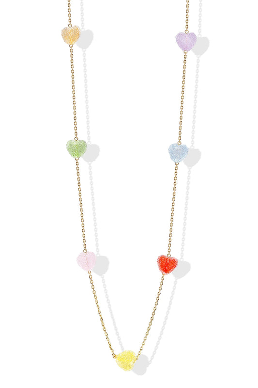 CRYSTAL HAZE CRYSTAL HAZE Jelly Heart Layering Necklace