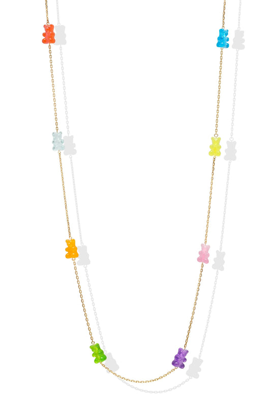 CRYSTAL HAZE CRYSTAL HAZE Nostalgia Bear Layering Necklace