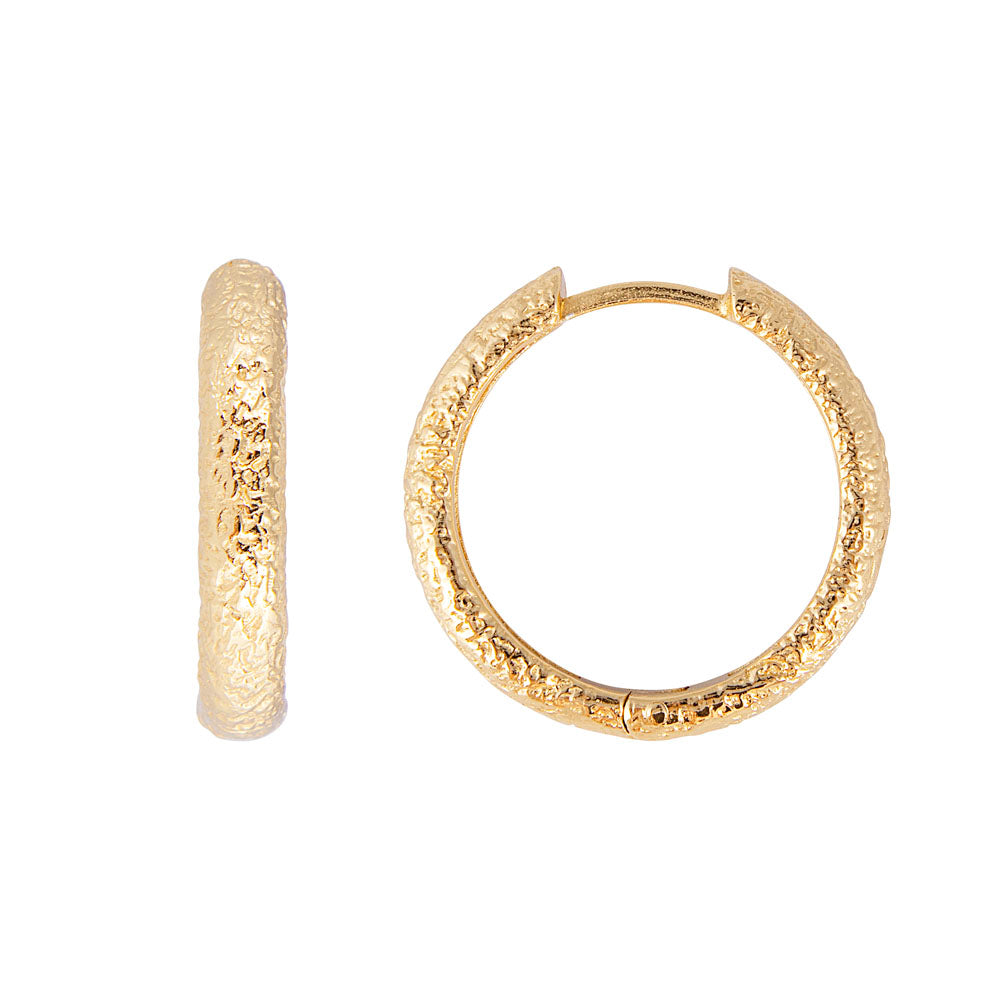 FAIRLEY FAIRLEY Antique Gold Maxi Hoop