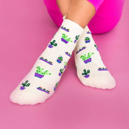 Grippy GRIPPY Cactus Grippy Sock: M/L - Size 8.5 to 10.5 women's AU sizing
