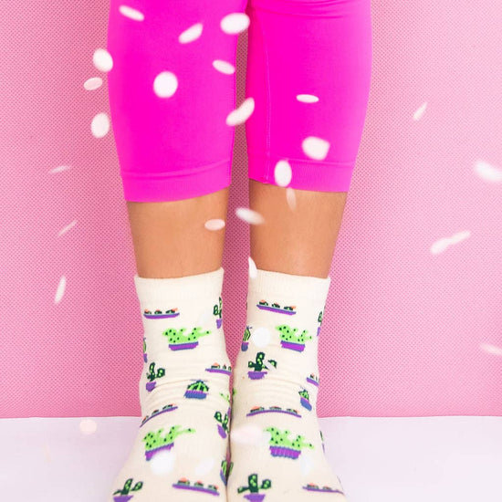 Grippy GRIPPY Cactus Grippy Sock: M/L - Size 8.5 to 10.5 women's AU sizing