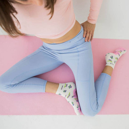 Grippy GRIPPY Cactus Grippy Sock: S/M - Up to size 8 women's AU sizing