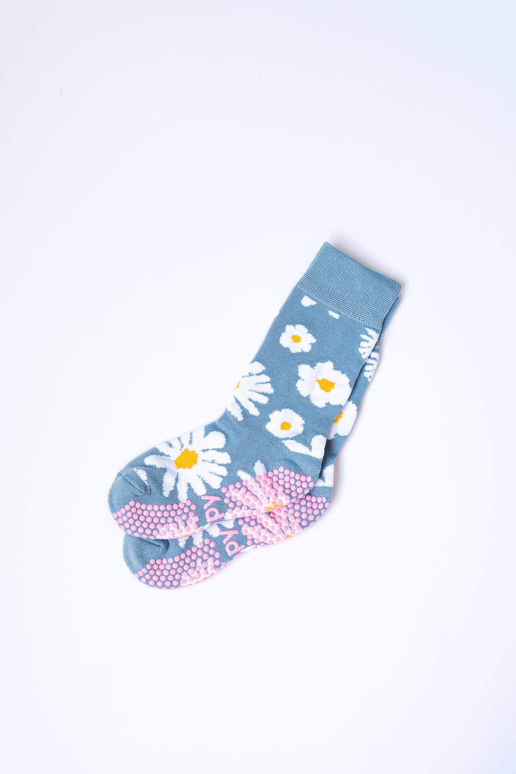 Grippy GRIPPY Daisy Crew Grippy Sock: M/L - From 8.5 to 10 women's AU sizing