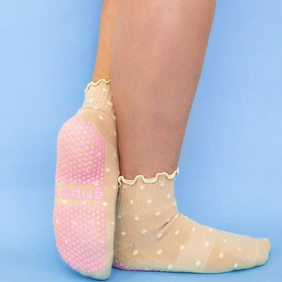 Grippy GRIPPY Dotty Grippy Socks: Black / M/L - Size 8.5 to 10 women's AU