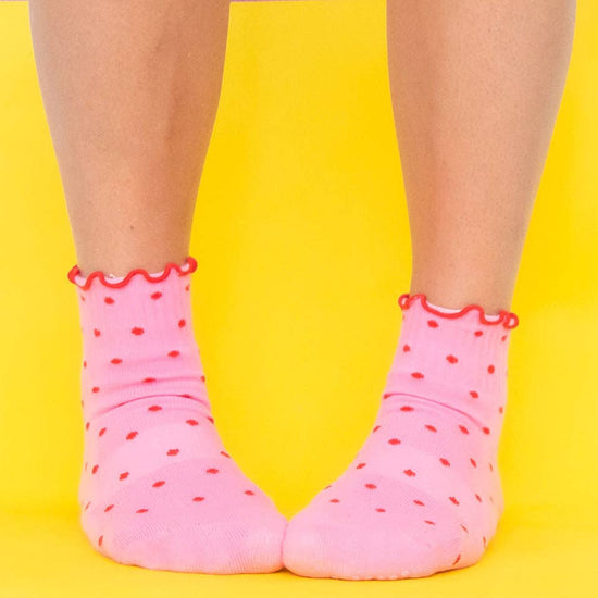 Grippy GRIPPY Dotty Grippy Socks: Black / S/M - Up to size 8 women's AU