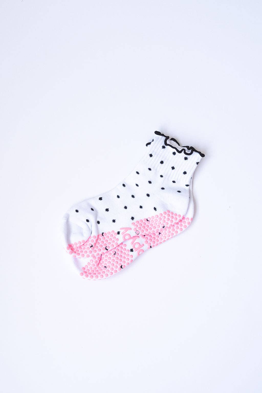 Grippy GRIPPY Dotty Grippy Socks: Pink + Red / M/L - Size 8.5 to 10 women's AU