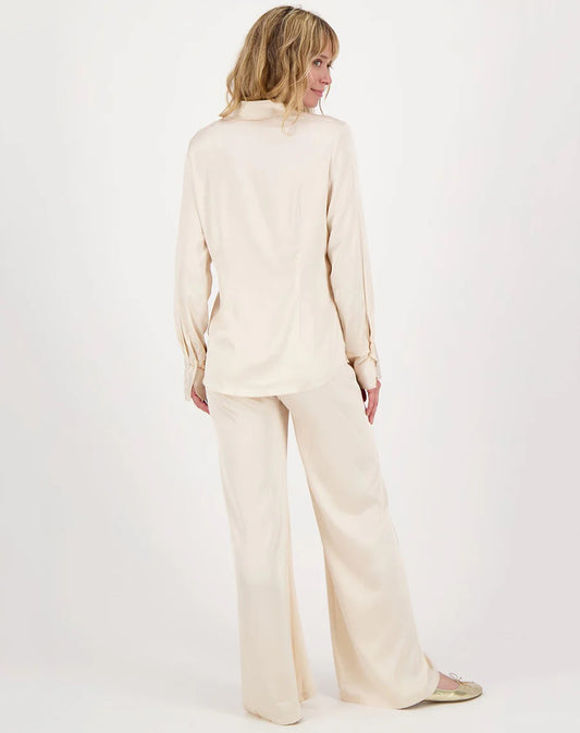 Me369 Me369 Zoye Stretch Silk Pants
