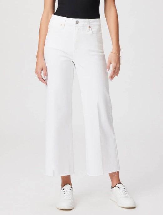 PAIGE PAIGE Anessa Wide Leg CRISP WHITE