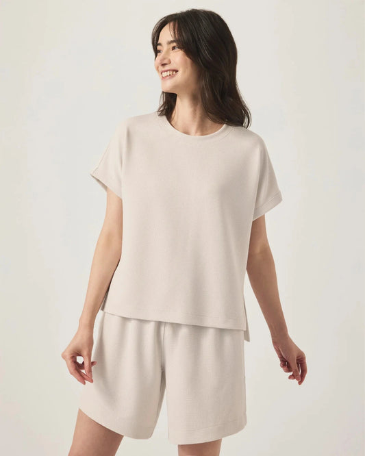 SPLENDID SPLENDID Waffle Scuba Sweat