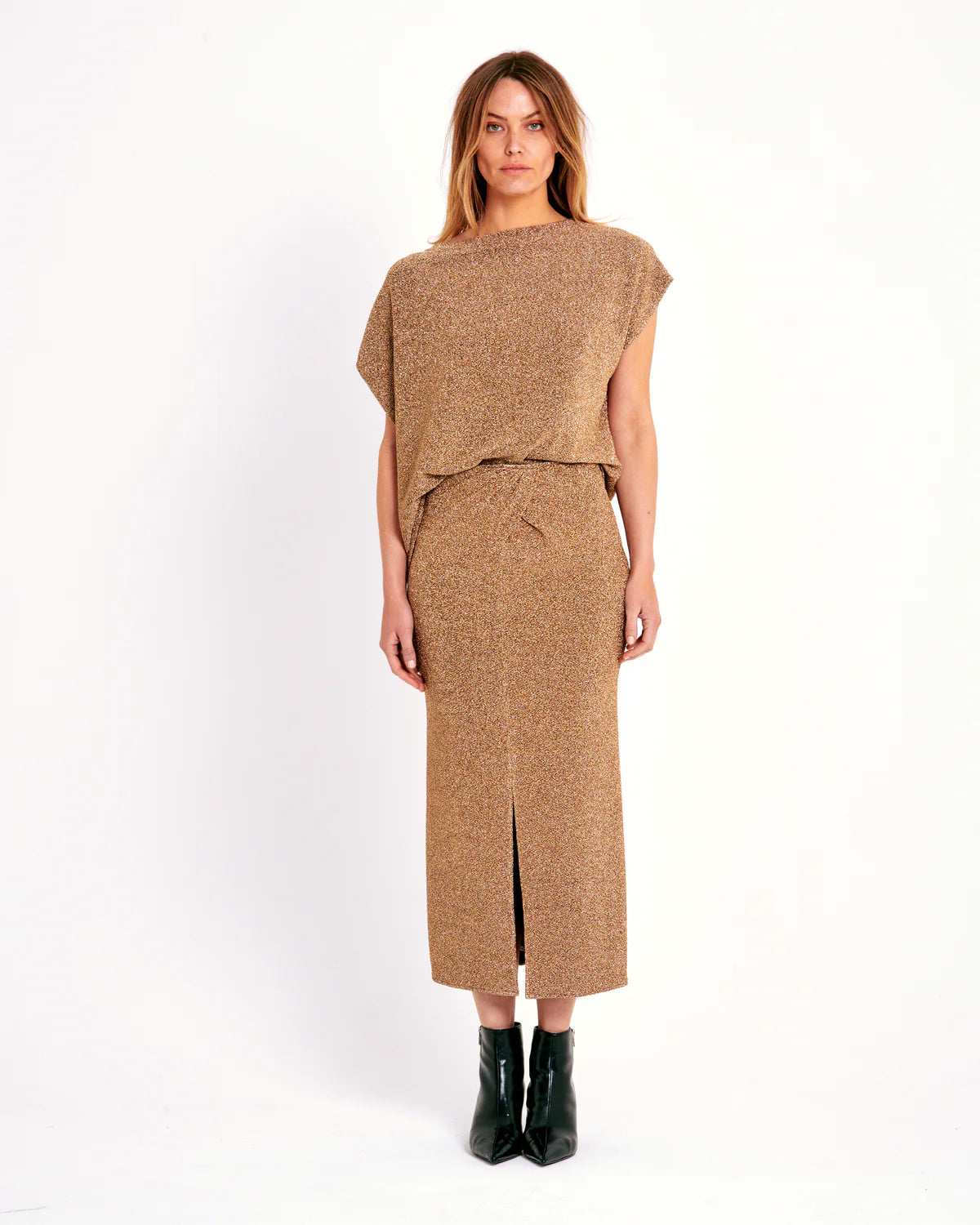 VALERIE KHALFON VALERIE Seiko Gold Skirt