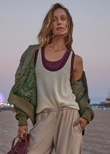 THE UPSIDE Fenway Wales Knit Tanks