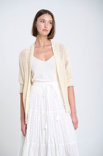 SITA MURT Loose Knit Open Cardi