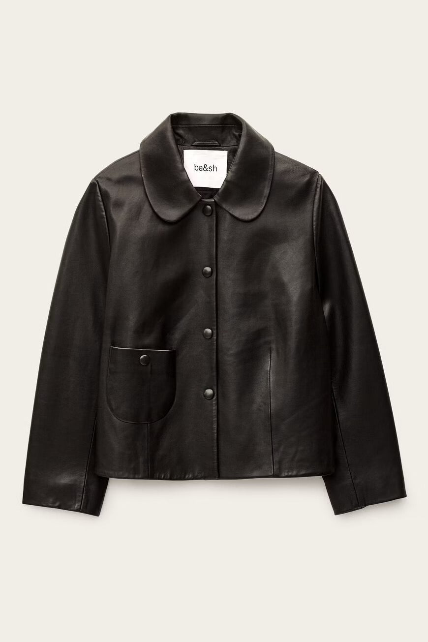 Ba&sh Ba&sh Mylos Leather Jacket 1