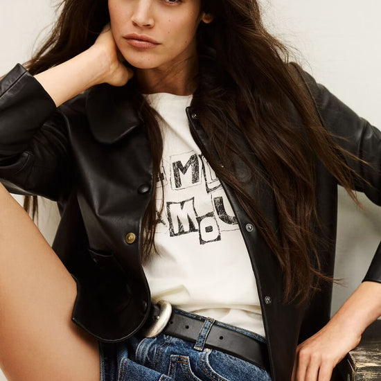 Ba&sh Ba&sh Mylos Leather Jacket 1