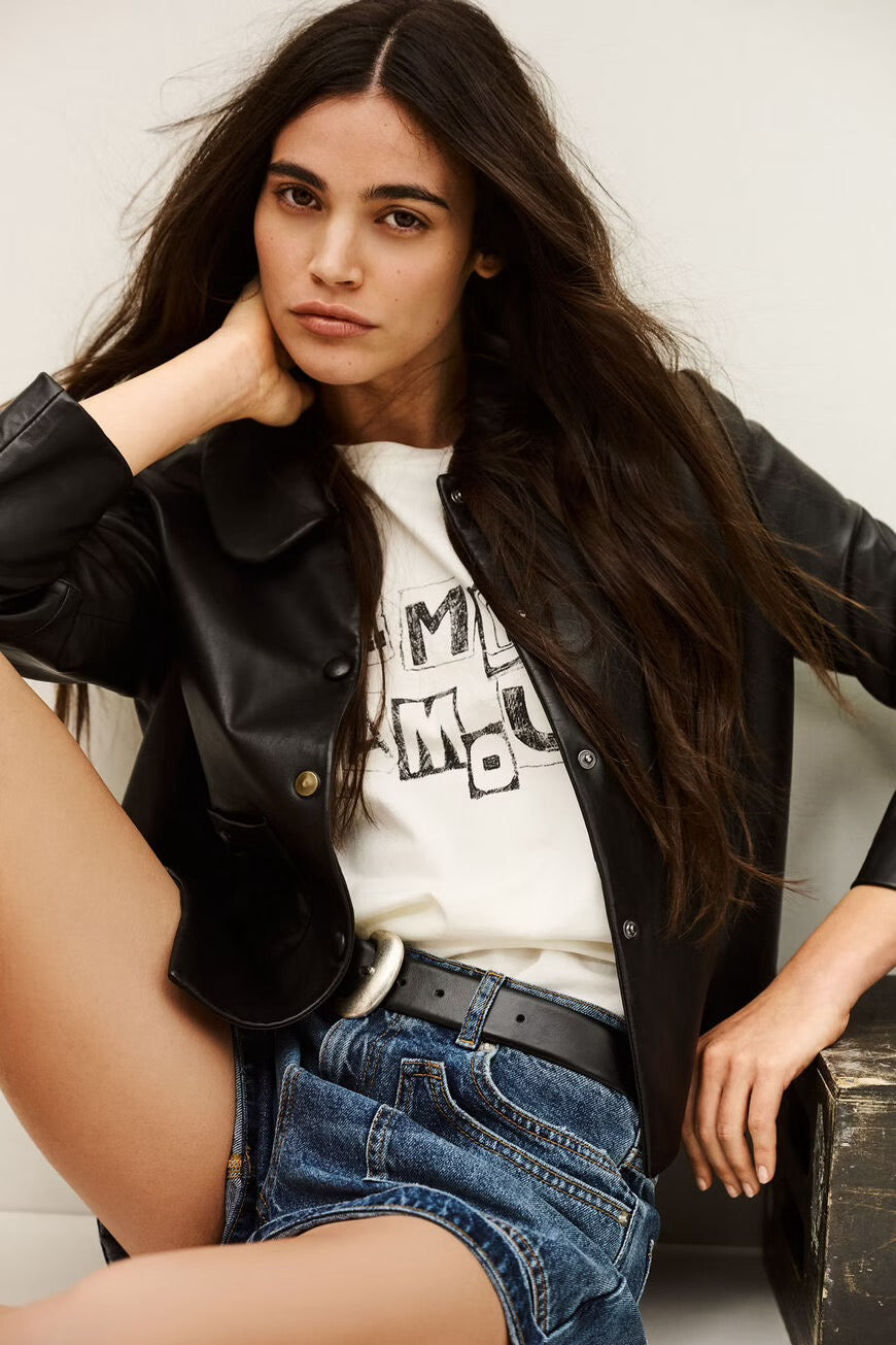Ba&sh Ba&sh Mylos Leather Jacket 1