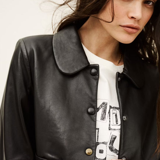 Ba&sh Ba&sh Mylos Leather Jacket 1