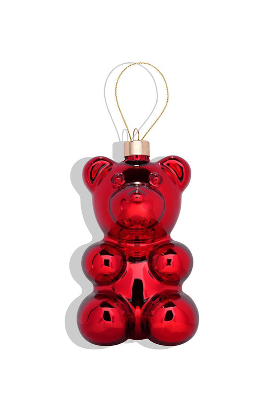CRYSTAL HAZE CRYSTAL HAZE Nostalgia Bear Ornament BLUSHING RED