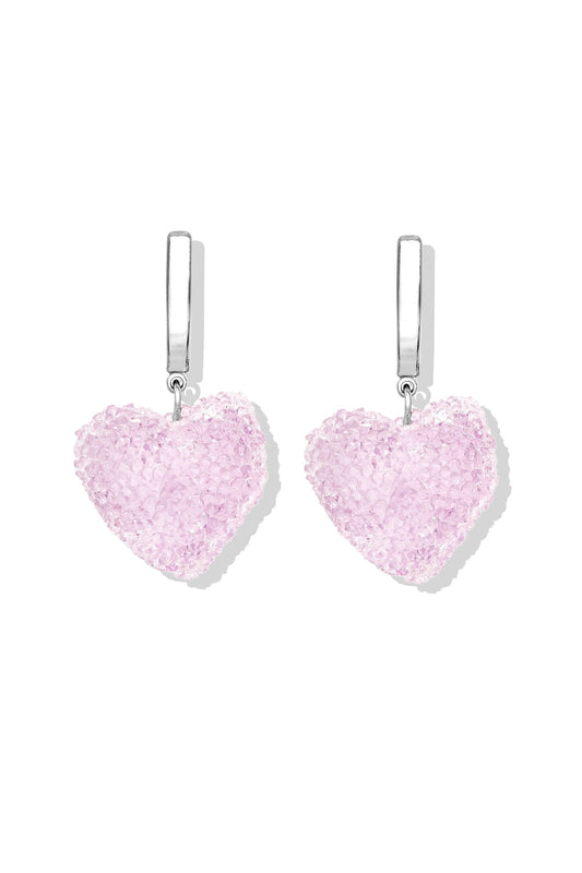 CRYSTAL HAZE CRYSTAL HAZE Jelly Heart Hoops TUTTIFRUTTI