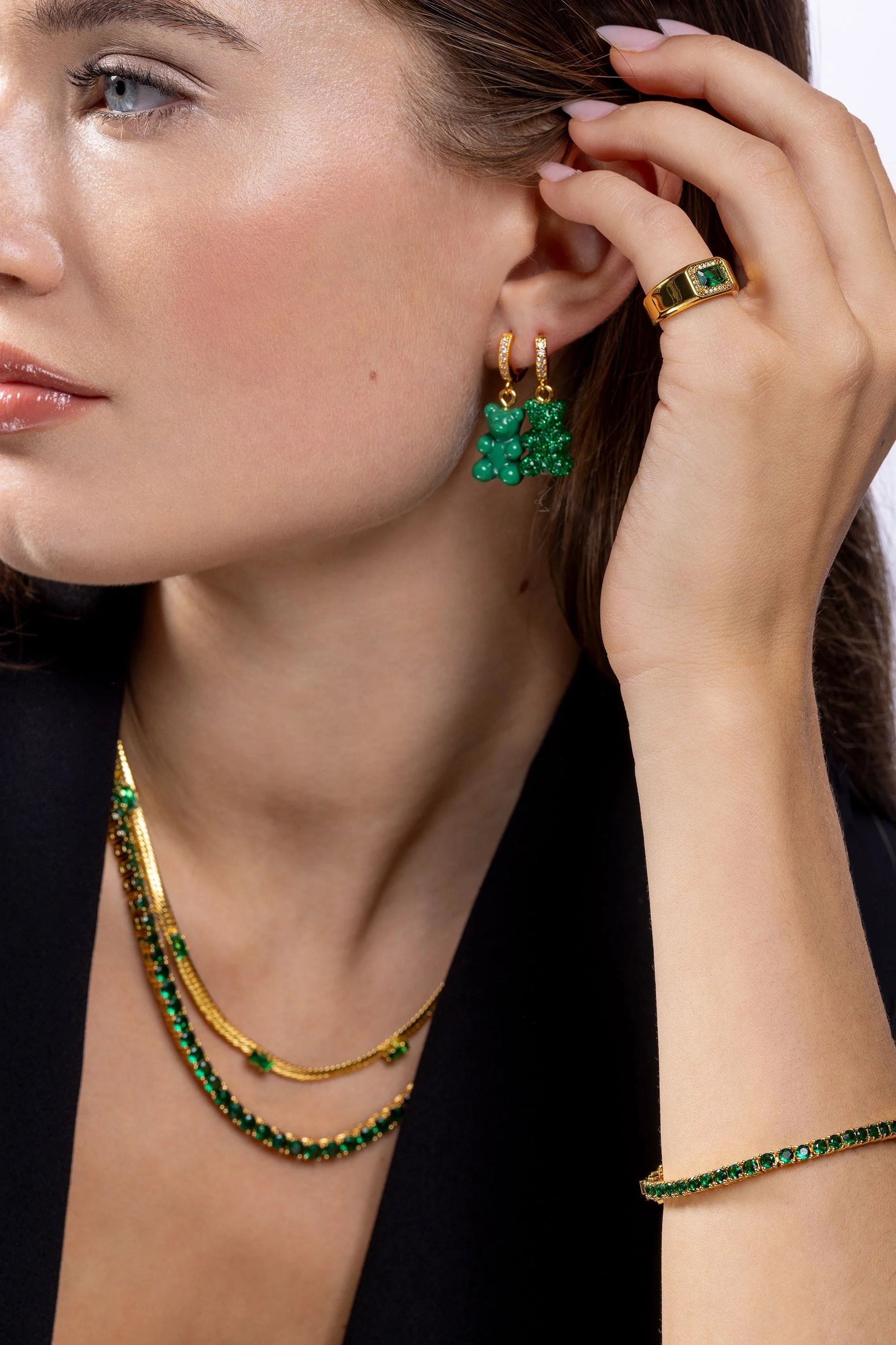 CRYSTAL HAZE CRYSTAL HAZE Nostalgia Bear Hoops GREEN HAZE