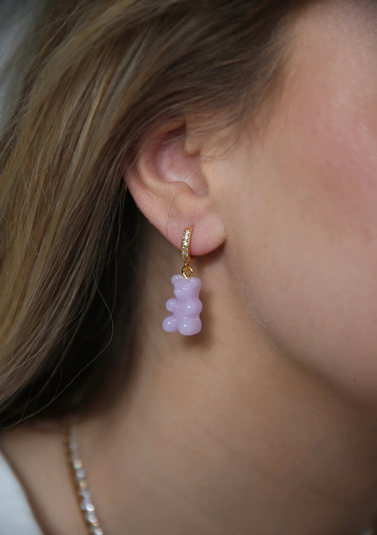 CRYSTAL HAZE CRYSTAL HAZE Nostalgia Bear Hoops LAVENDER