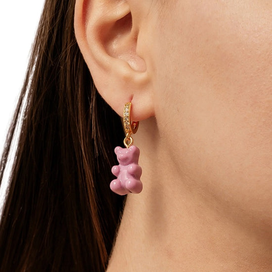 CRYSTAL HAZE CRYSTAL HAZE Nostalgia Bear Hoops MAUVE