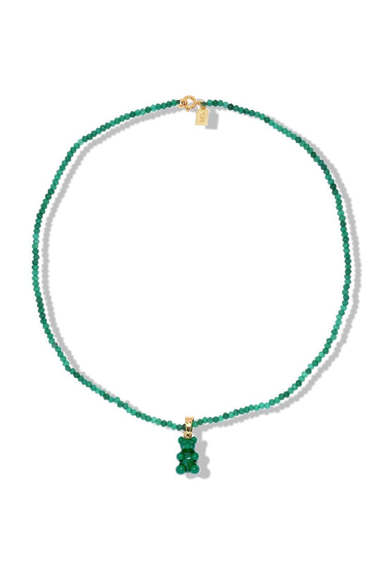 CRYSTAL HAZE CRYSTAL HAZE Beaded Nostalgia Bears EMERALD