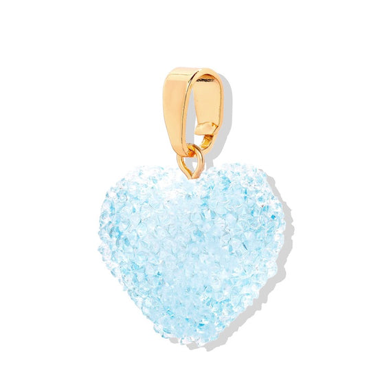 CRYSTAL HAZE CRYSTAL HAZE Jelly Heart Pendent Necklace BABY BLUE