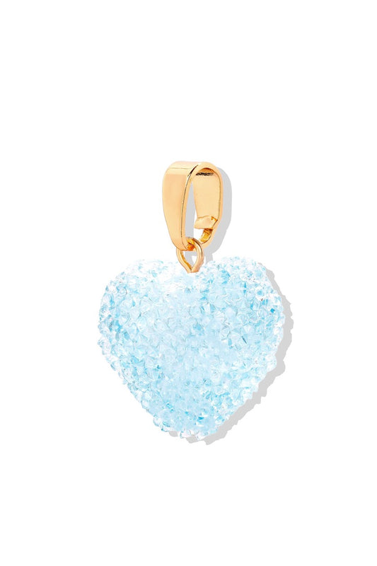 CRYSTAL HAZE CRYSTAL HAZE Jelly Heart Pendent Necklace BABY BLUE