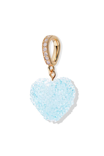 CRYSTAL HAZE CRYSTAL HAZE Jelly Heart Pendent Necklace BABY BLUE PAVE
