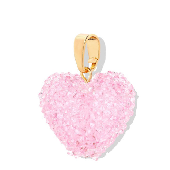 CRYSTAL HAZE CRYSTAL HAZE Jelly Heart Pendent Necklace BABY PINK