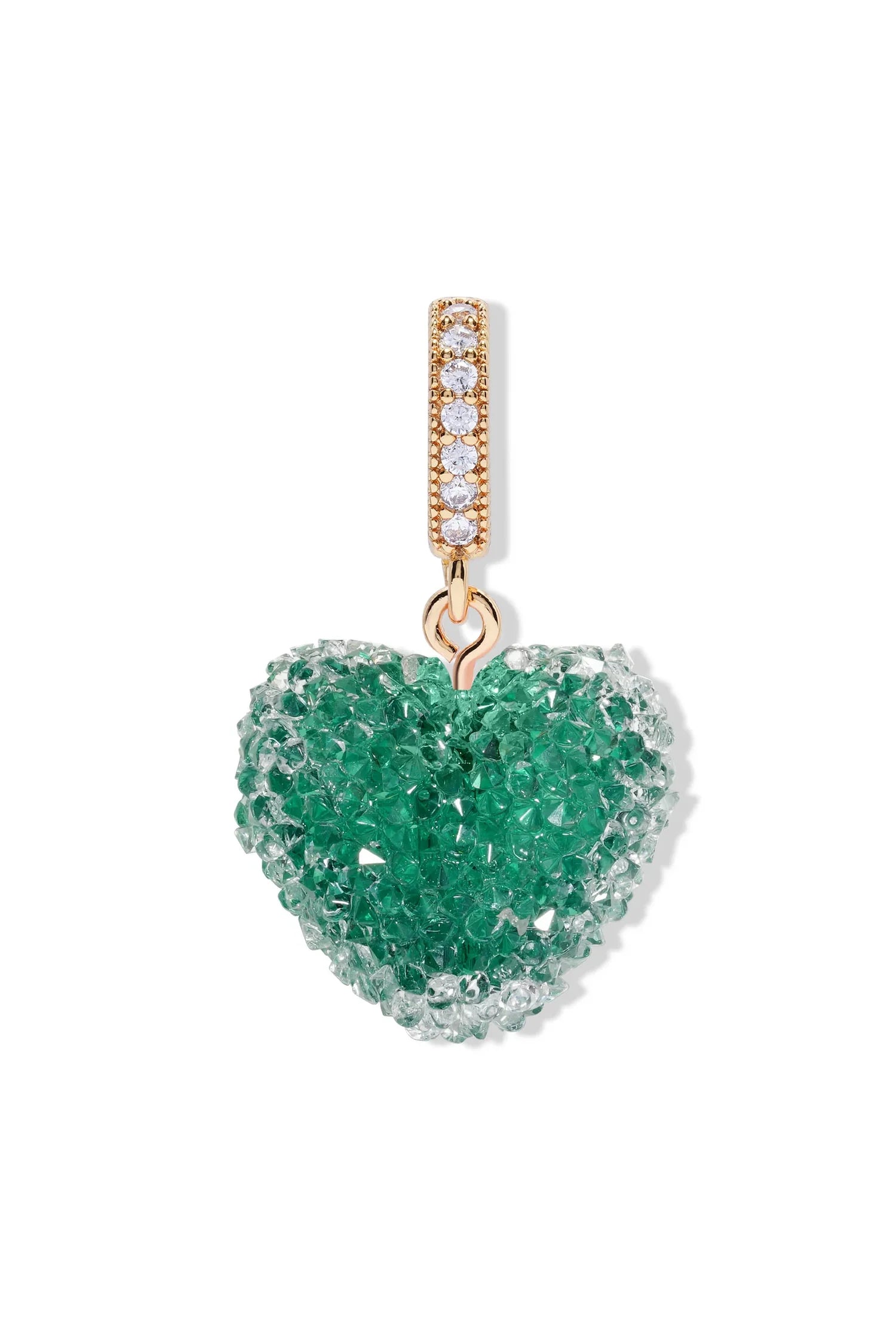 CRYSTAL HAZE CRYSTAL HAZE Jelly Heart Pendent Necklace CACTUS PAVE