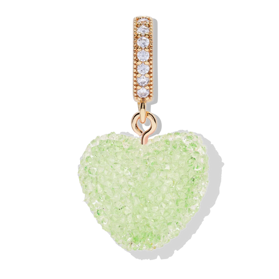 CRYSTAL HAZE CRYSTAL HAZE Jelly Heart Pendent Necklace PISTACHIO