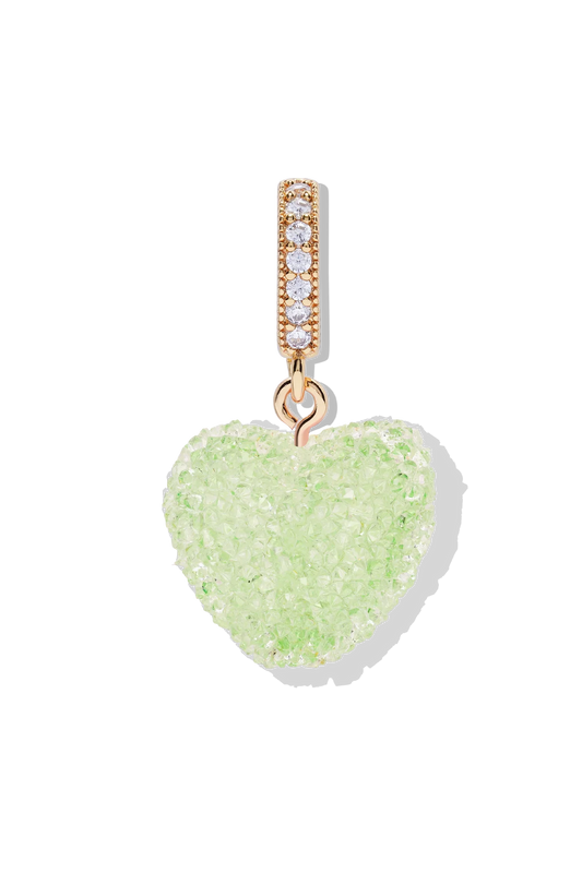 CRYSTAL HAZE CRYSTAL HAZE Jelly Heart Pendent Necklace PISTACHIO