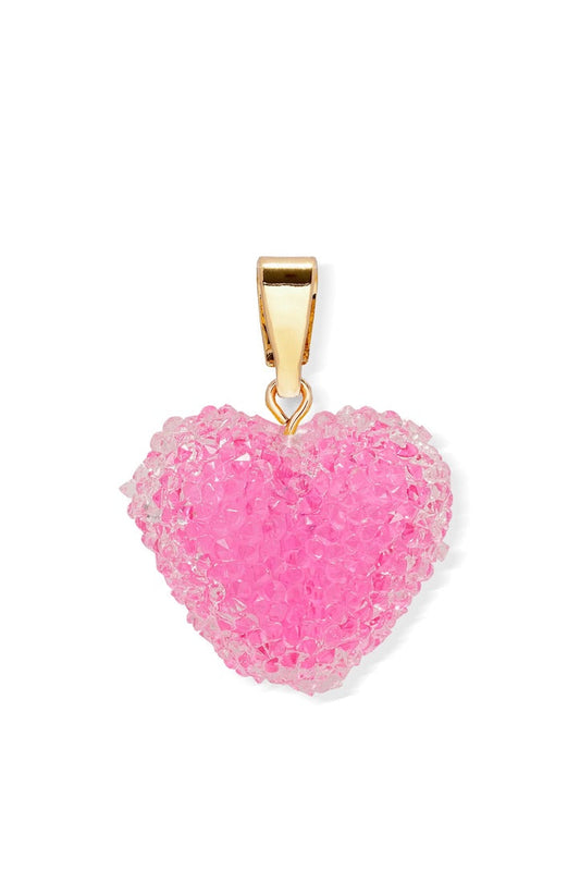 CRYSTAL HAZE CRYSTAL HAZE Jelly Heart Pendent Necklace RASPBERRY