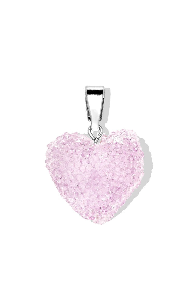 CRYSTAL HAZE CRYSTAL HAZE Jelly Heart Pendent Necklace TUTTIFRUITT SILVER