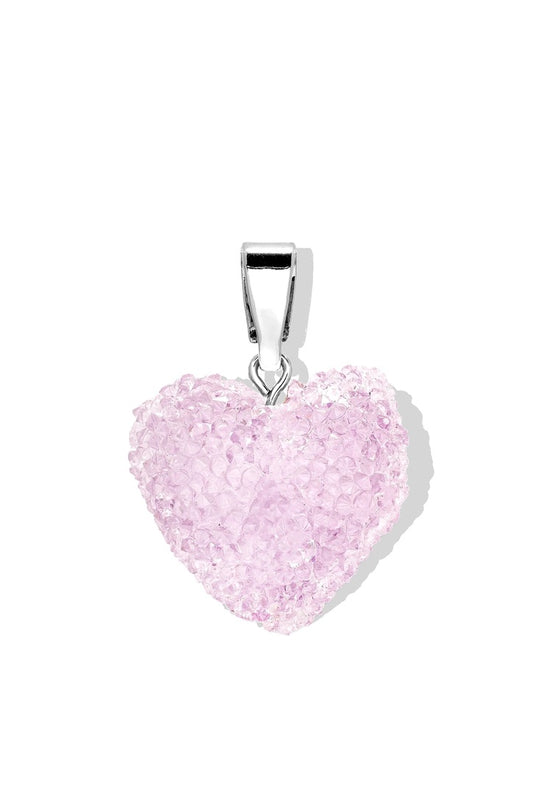 CRYSTAL HAZE CRYSTAL HAZE Jelly Heart Pendent Necklace TUTTIFRUITT SILVER