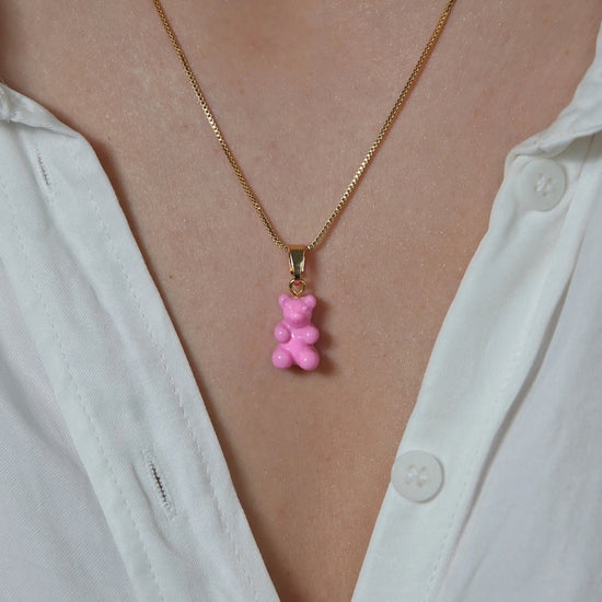 CRYSTAL HAZE CRYSTAL HAZE Nostalgia Bear CANDY PINK GOLD