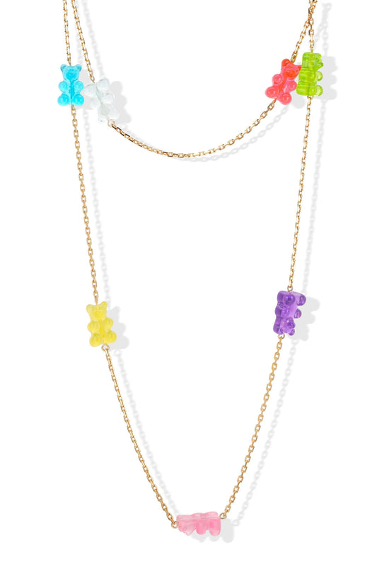 CRYSTAL HAZE CRYSTAL HAZE Nostalgia Bear Layering Necklace