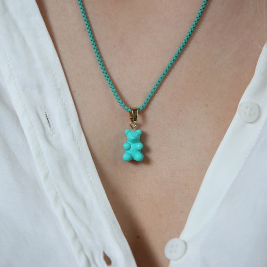 CRYSTAL HAZE CRYSTAL HAZE Nostalgia Bear MYKONOS BLUE SILVER