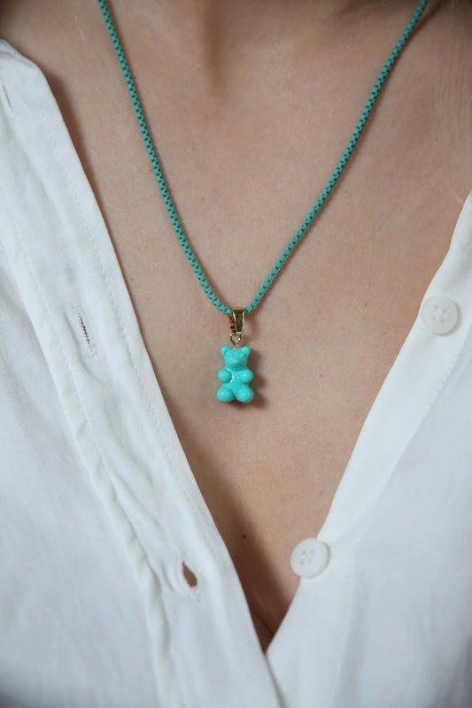 CRYSTAL HAZE CRYSTAL HAZE Nostalgia Bear MYKONOS BLUE SILVER