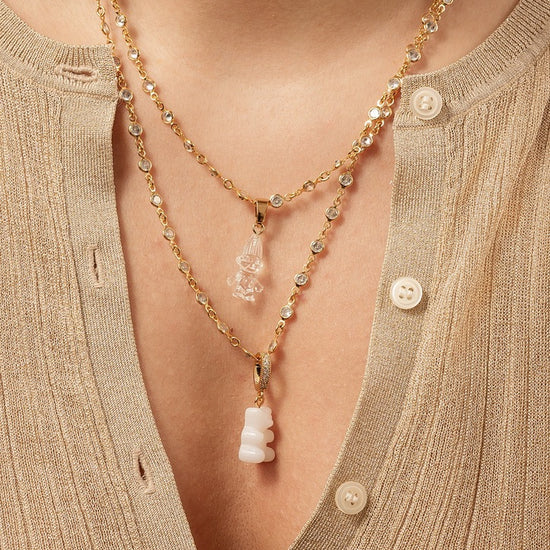 CRYSTAL HAZE CRYSTAL HAZE Pave Nostalgia Bear PEARLY