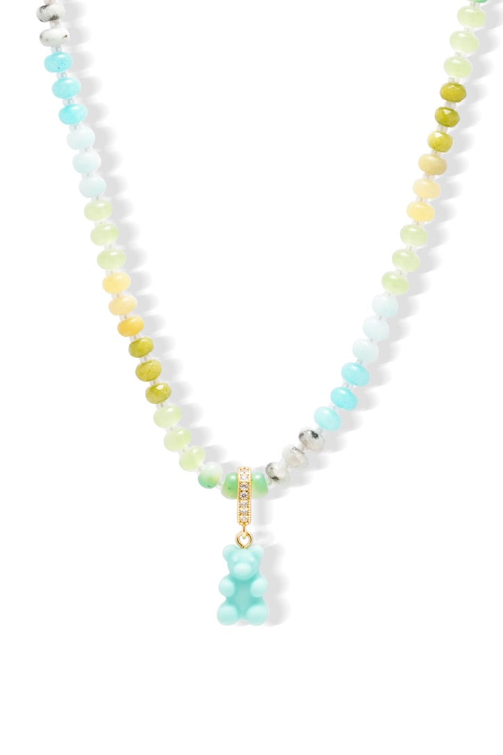 CRYSTAL HAZE CRYSTAL HAZE Tropical Bear Necklace BLUE